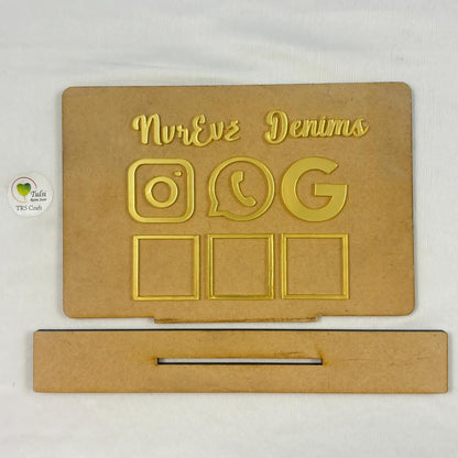 Custom Scanner Frame with Cutouts Set
