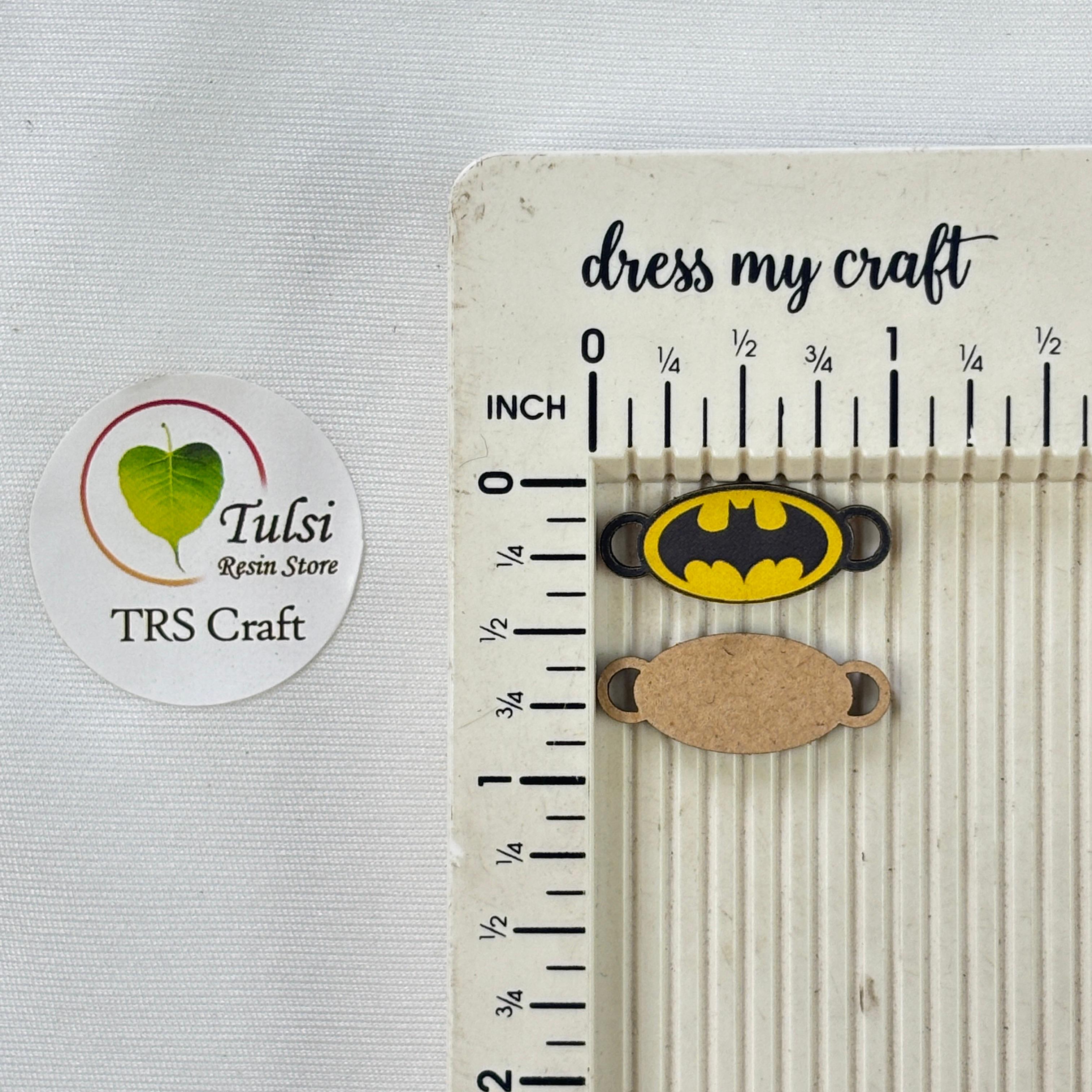 MDF Printed Rakhi Charm (B) - Batman Tulsi Resin Store