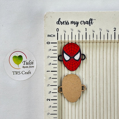 MDF Printed Rakhi Charm (G) - Spiderman Tulsi Resin Store