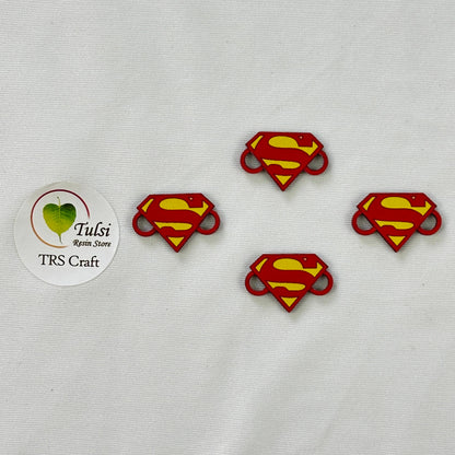 MDF Printed Rakhi Charm (D) - Superman Tulsi Resin Store