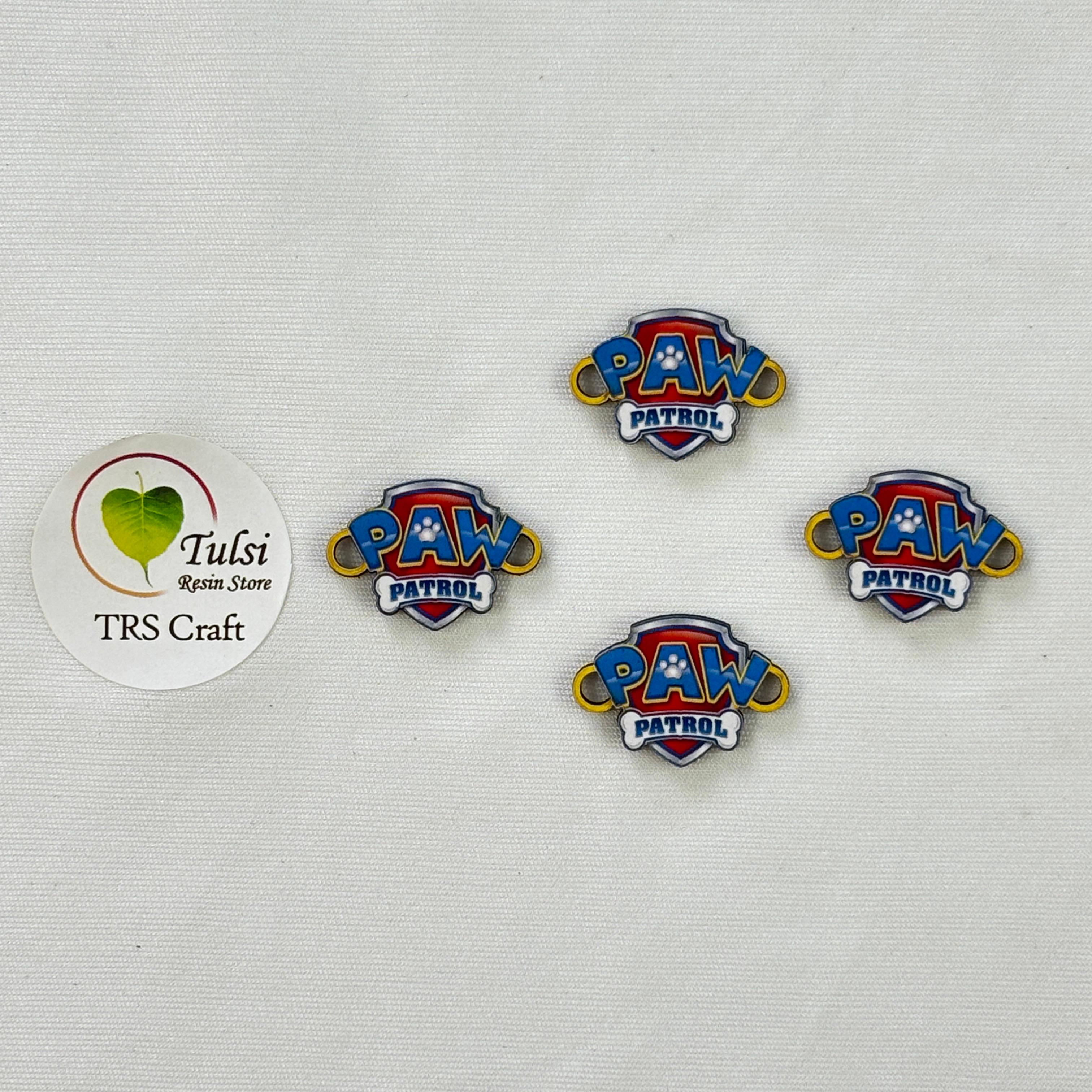 MDF Printed Rakhi Charm (C) - Paw Patrol Tulsi Resin Store