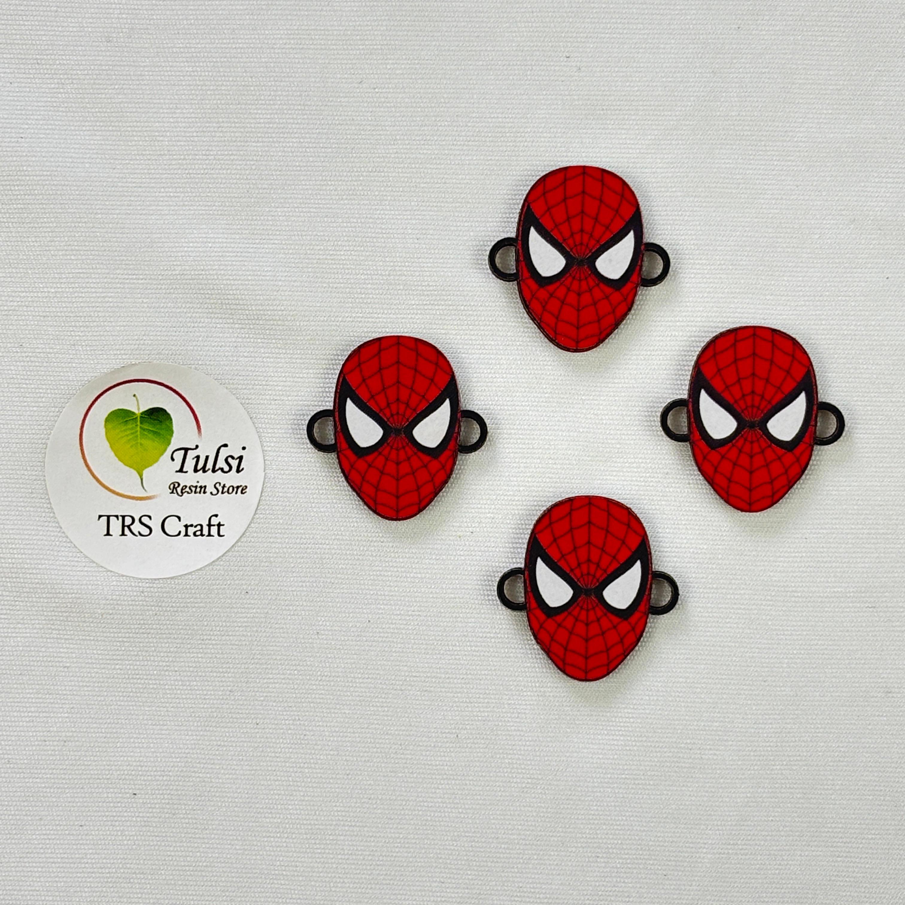 MDF Printed Rakhi Charm (G) - Spiderman Tulsi Resin Store