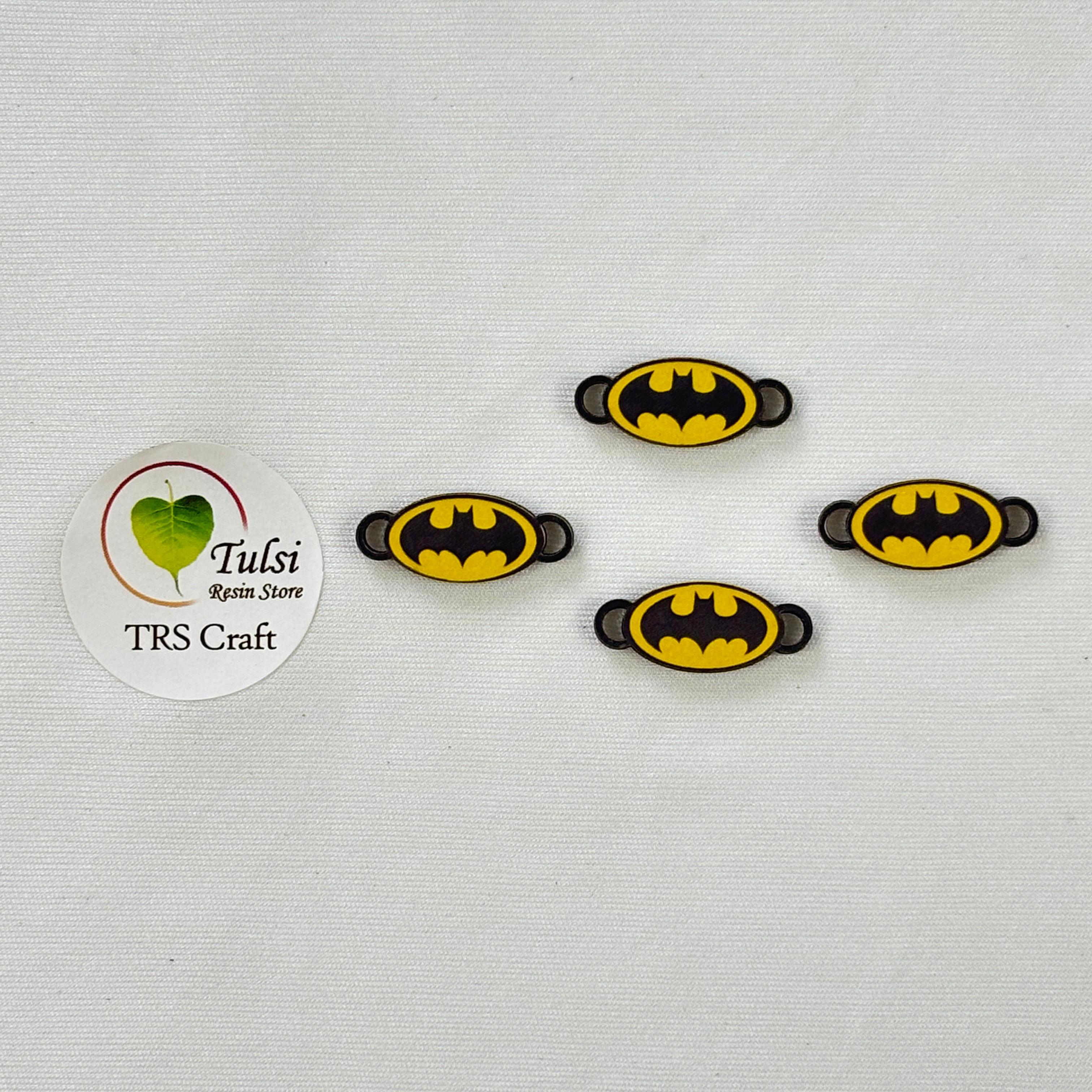 MDF Printed Rakhi Charm (B) - Batman Tulsi Resin Store