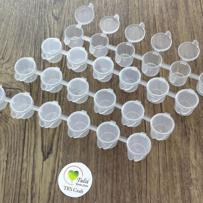 Empty Paint Pot Strips 10 Pkt (100 Strips) tulsiresin