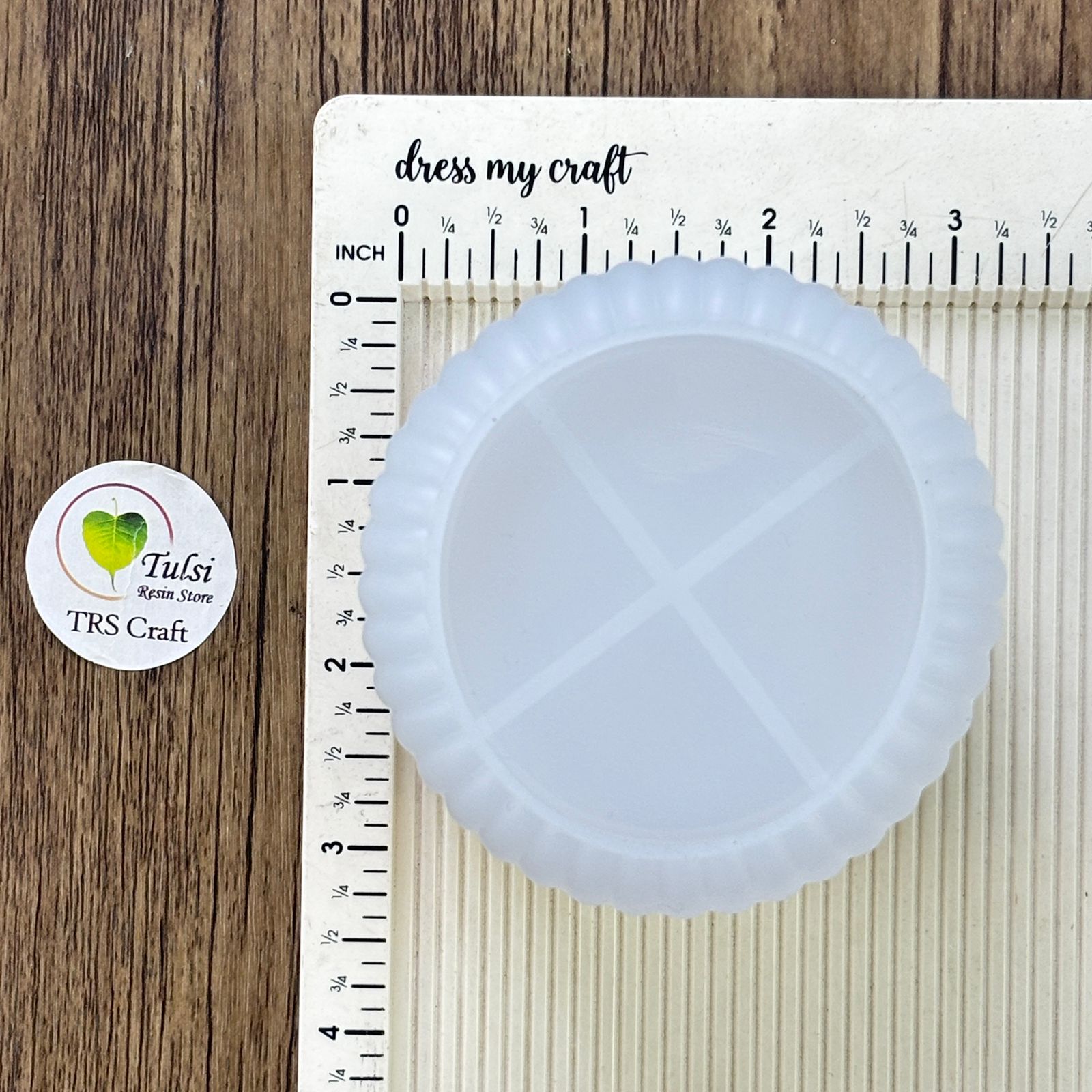 Jar Mould with Lid (A) - Striped Tulsi Resin Store