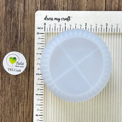 Jar Mould with Lid (A) - Striped Tulsi Resin Store