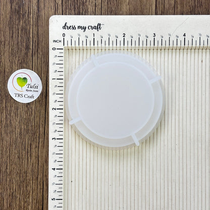 Jar Mould with Lid (A) - Striped Tulsi Resin Store