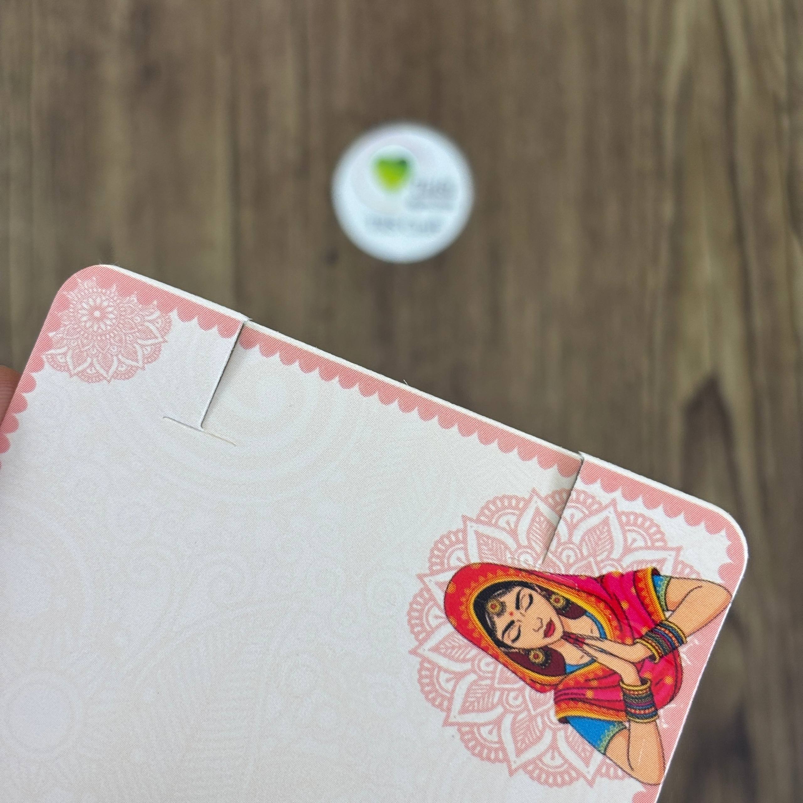 Rakhi Card With Transparent Bags (D) - Couple Tulsi Resin Store