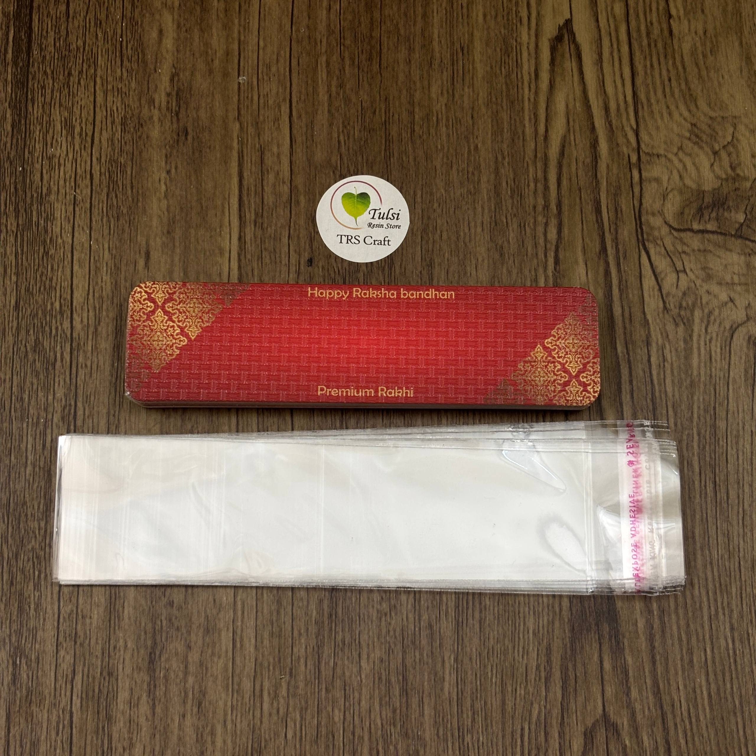 Rakhi Card With Transparent Bags (R)