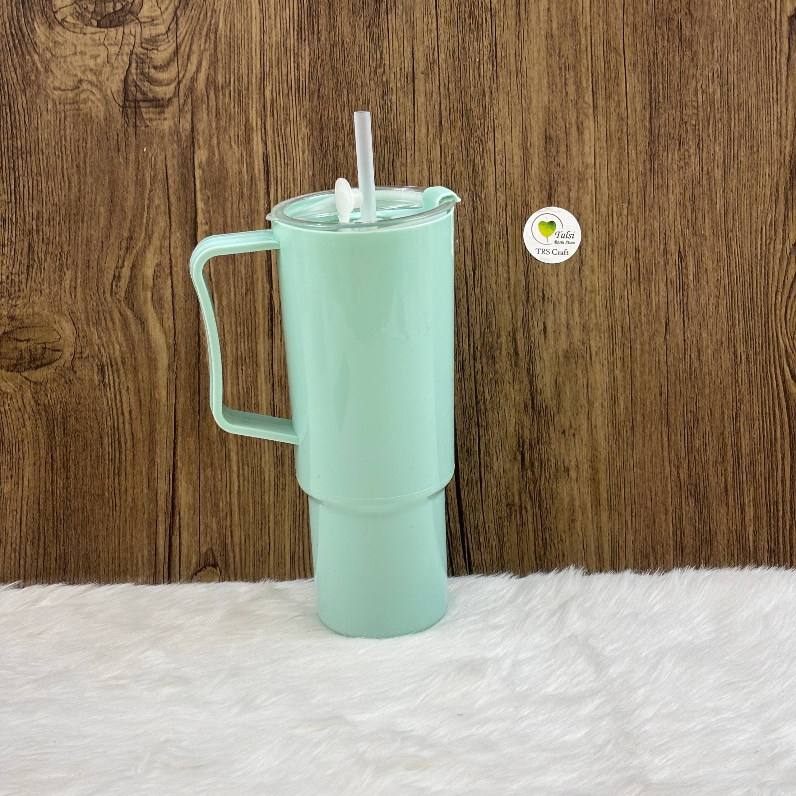 Plastic Tumbler with Straw Tulsi Resin Store