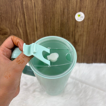 Plastic Tumbler with Straw Tulsi Resin Store