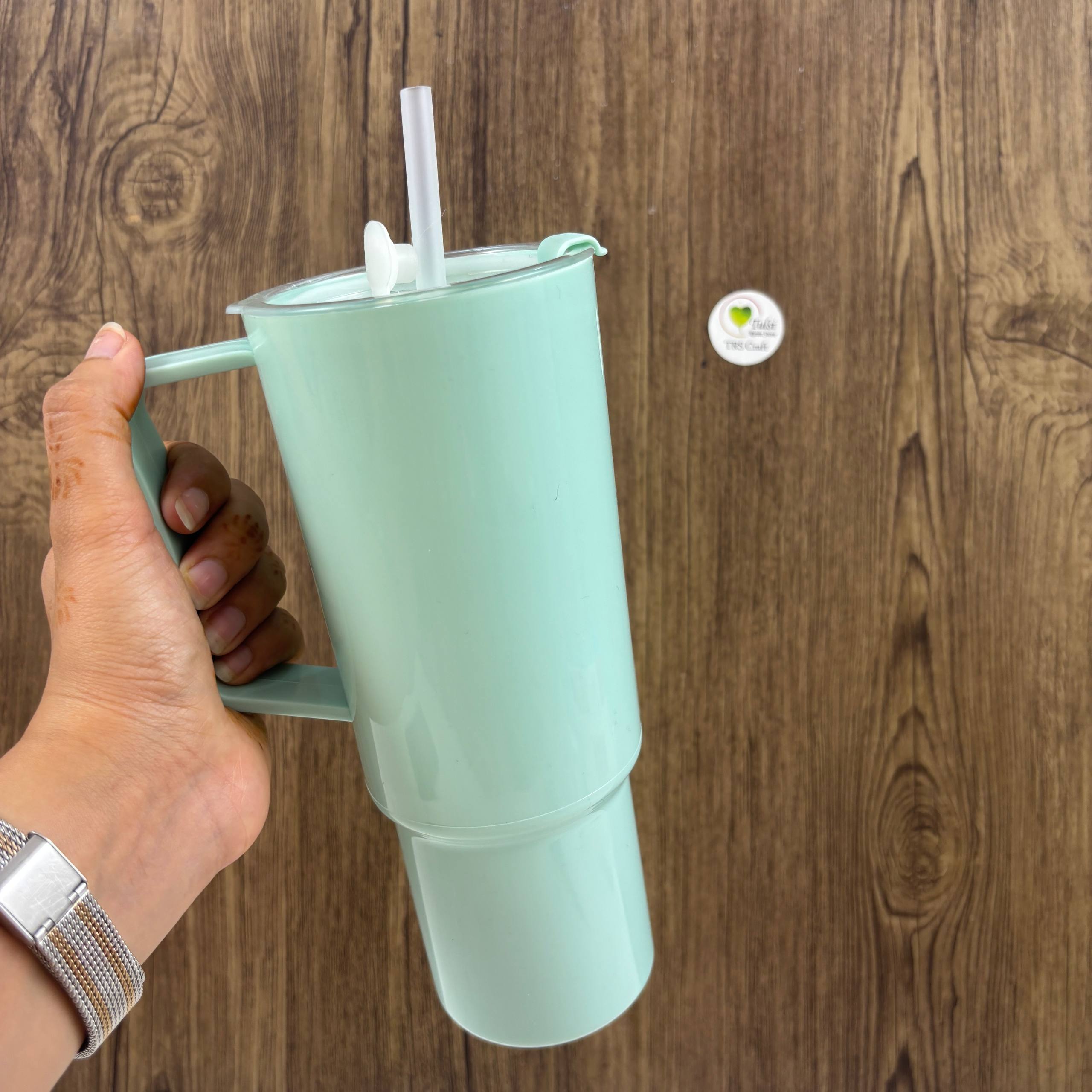 Plastic Tumbler with Straw Tulsi Resin Store