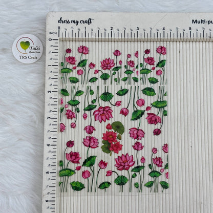 A6 UV DTF Sticker - Floral (V)