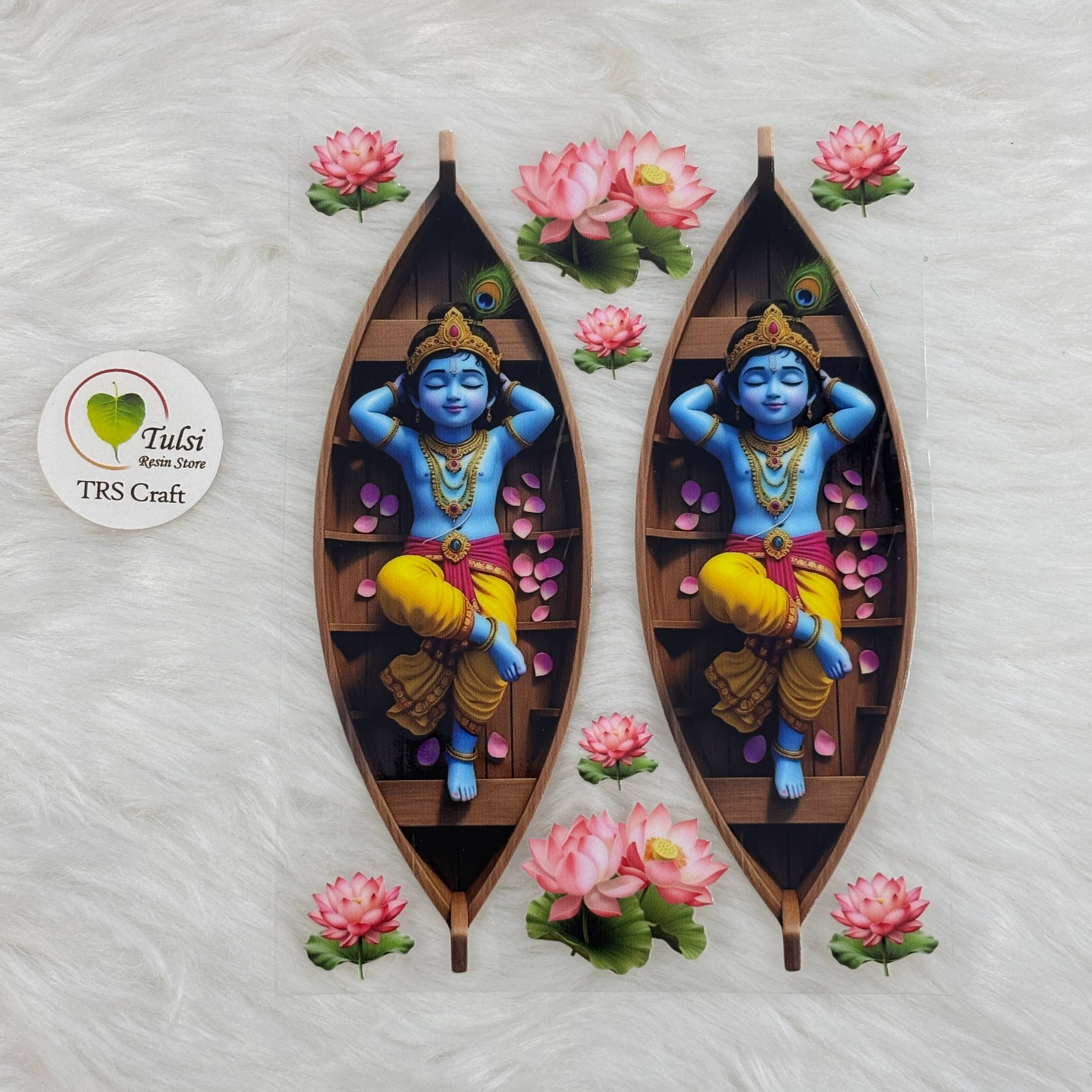 A6 UV DTF Sticker - God Idols Krishna (G6)