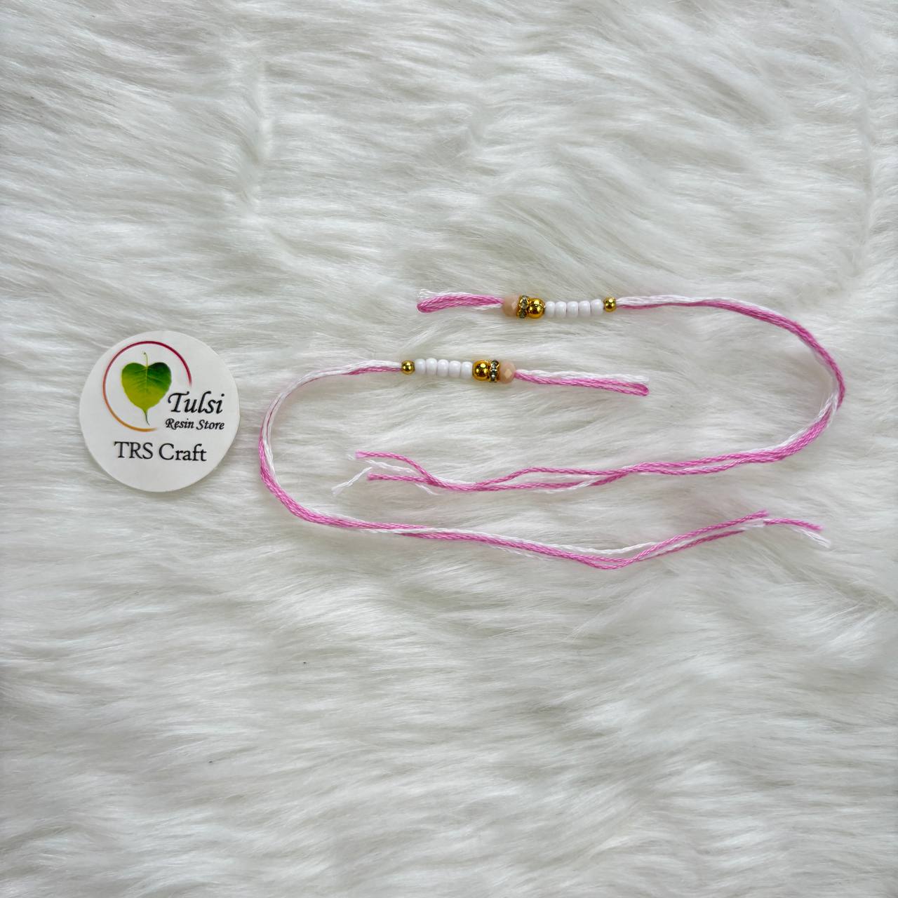 Bracelet Rakhi Thread (F) (2Pair) Tulsi Resin Store
