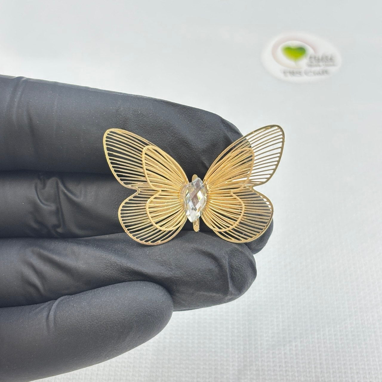 Metal Butterfly Charm (H)