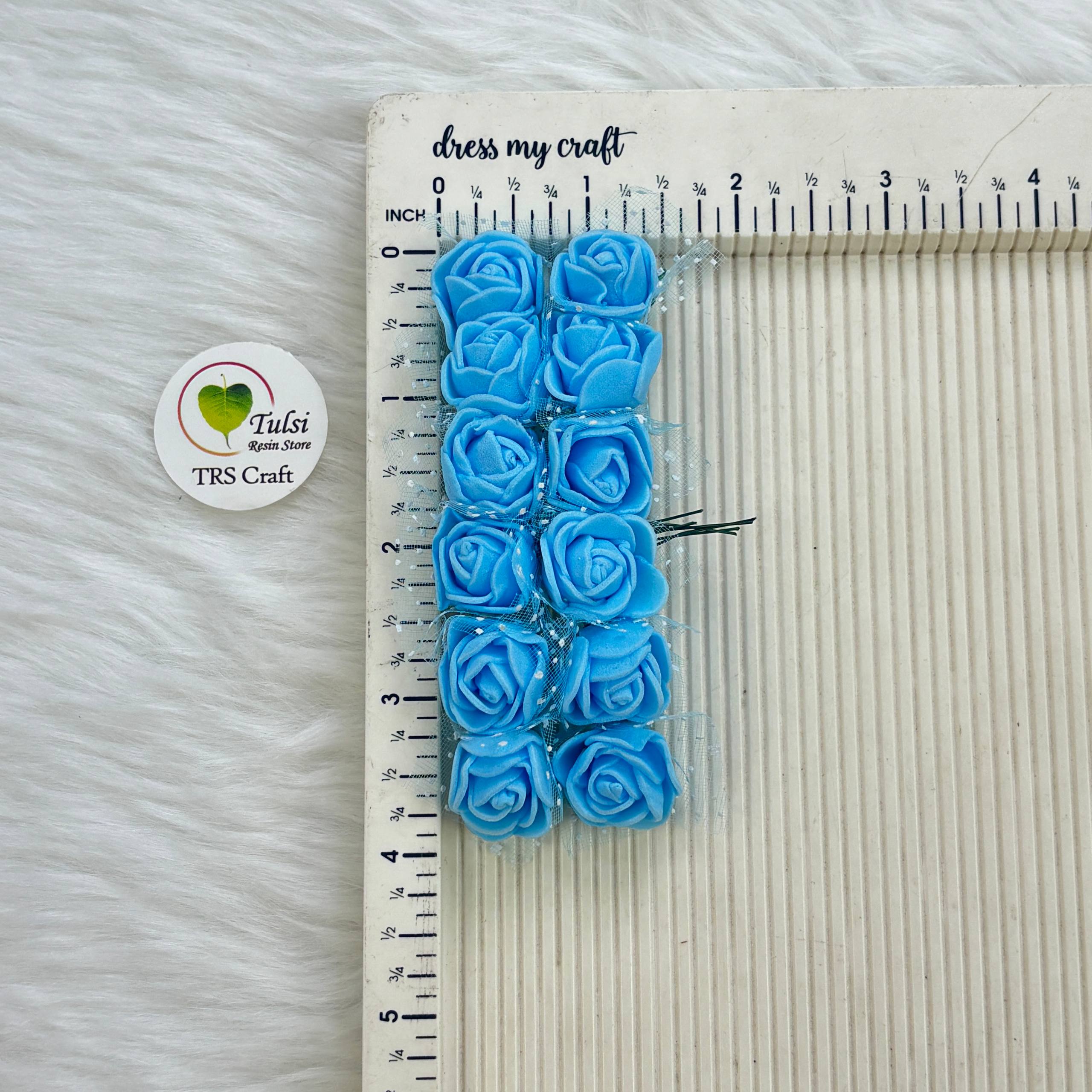 Bunch Artificial Flowers (D) - Foam Tulsi Resin Store