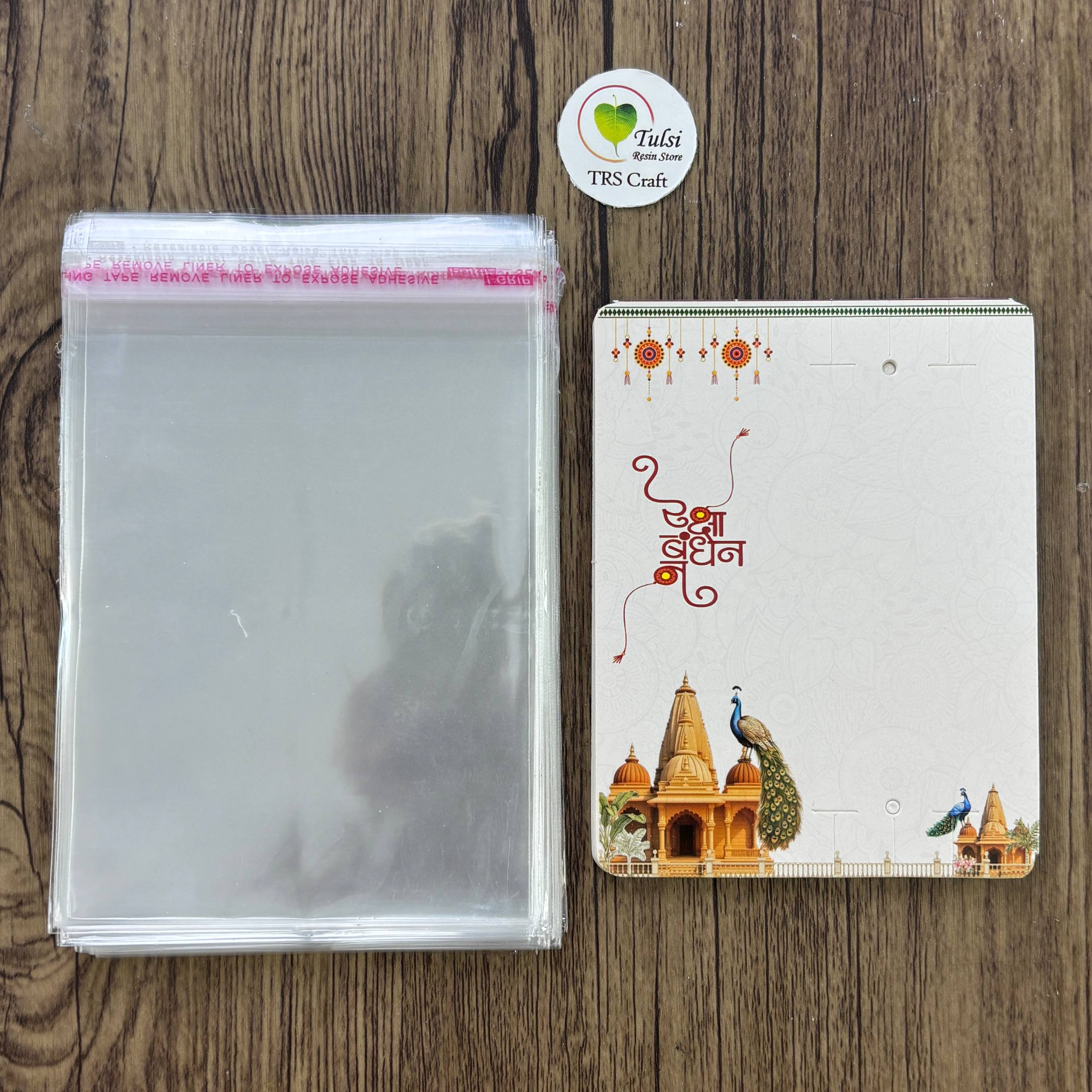 Rakhi Card With Transparent Bag Combo (C) - Mix