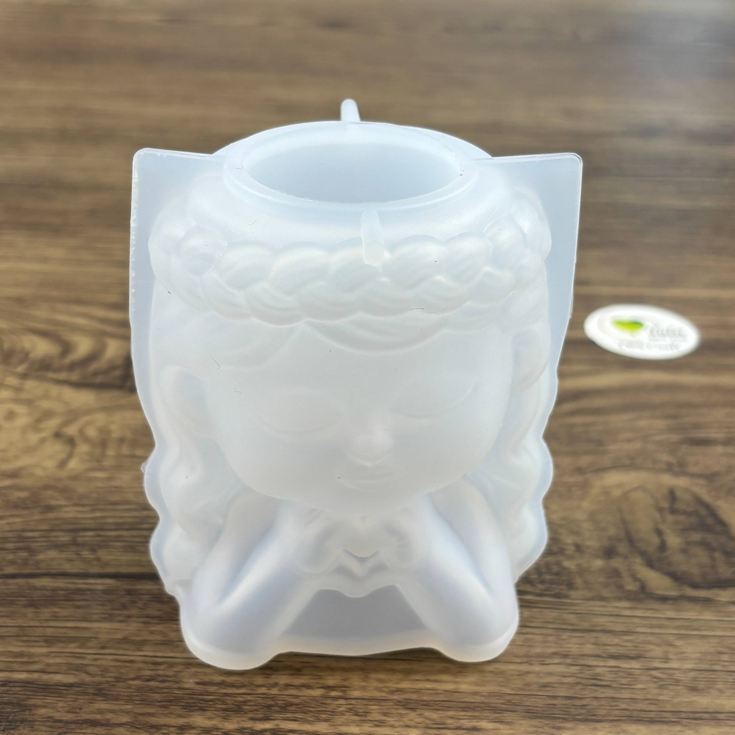 Girl Plantern/Candle Holder Mould (C)