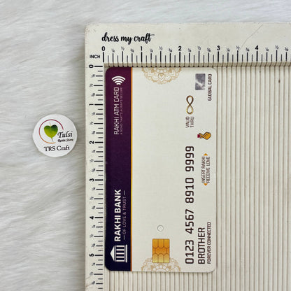 Rakhi Card With Transparent Bags (K) Tulsi Resin Store