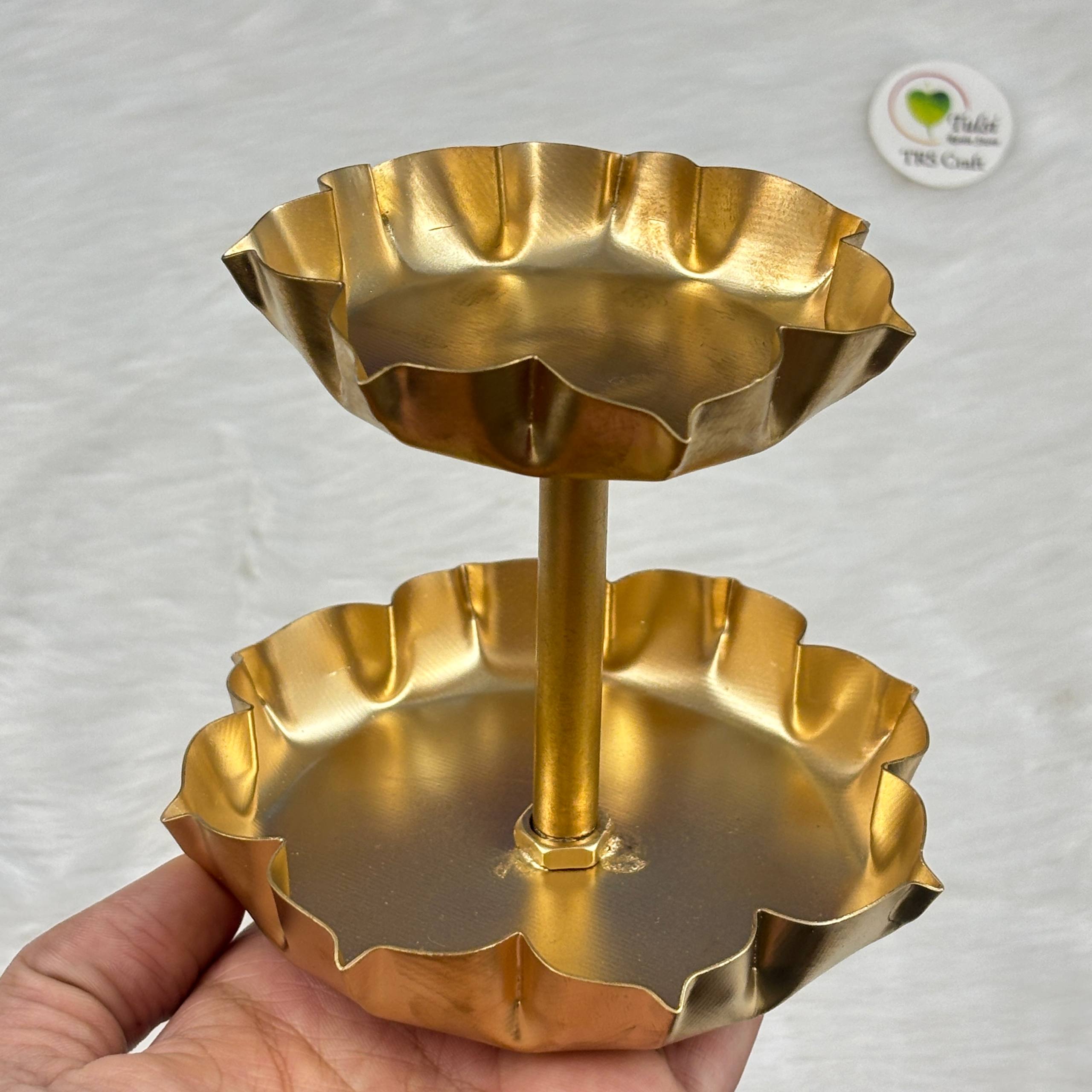 Metal Urli Bowl (A016) - 2 Tier