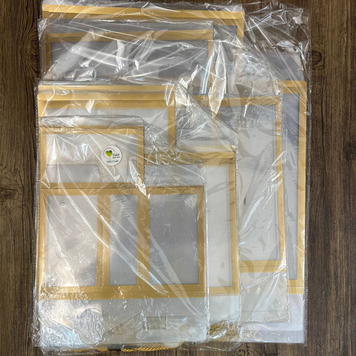 Pvc Hamper Box (A1) - Gold (5pcs)