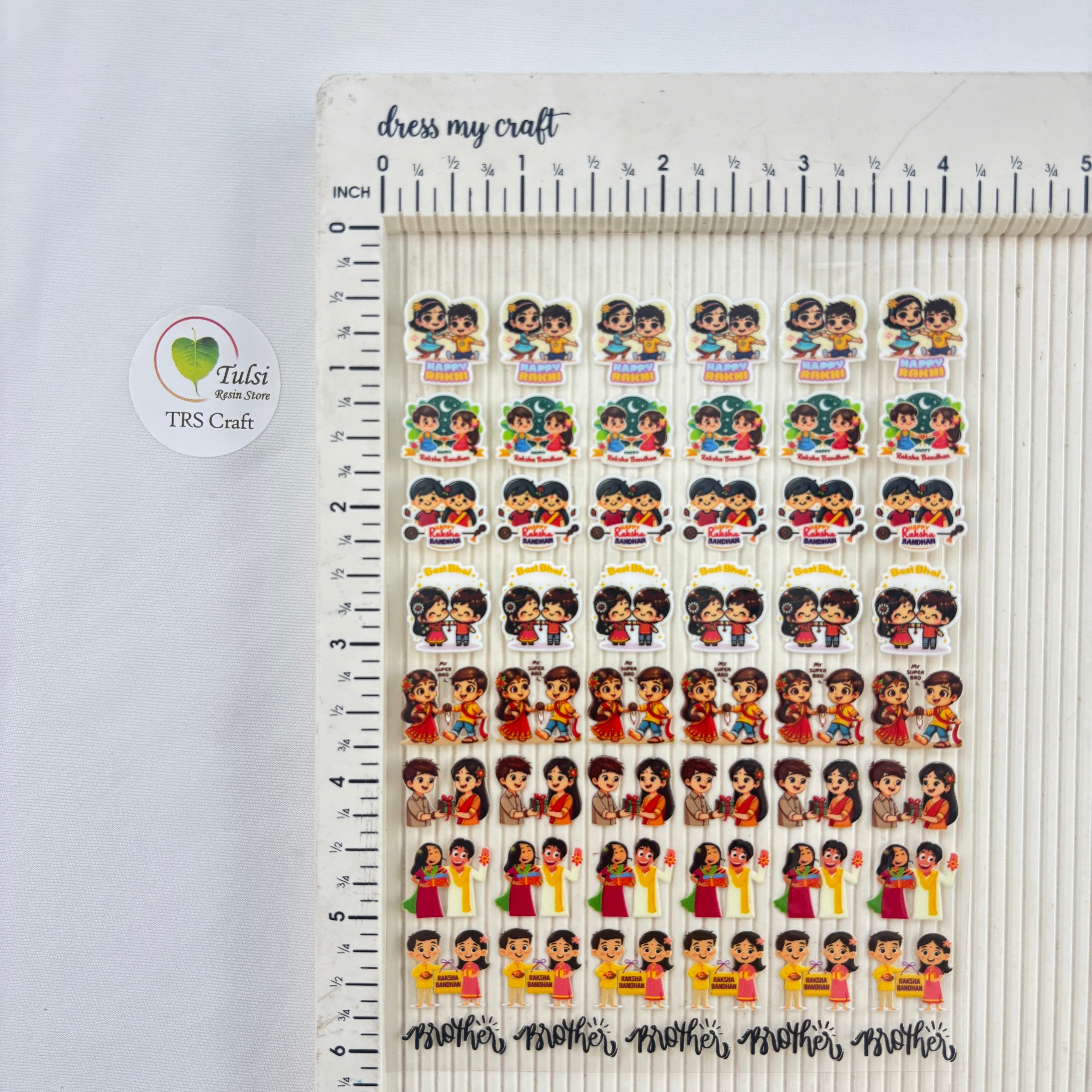 A6 UV DTF Sticker - Mix Rakhi (F)