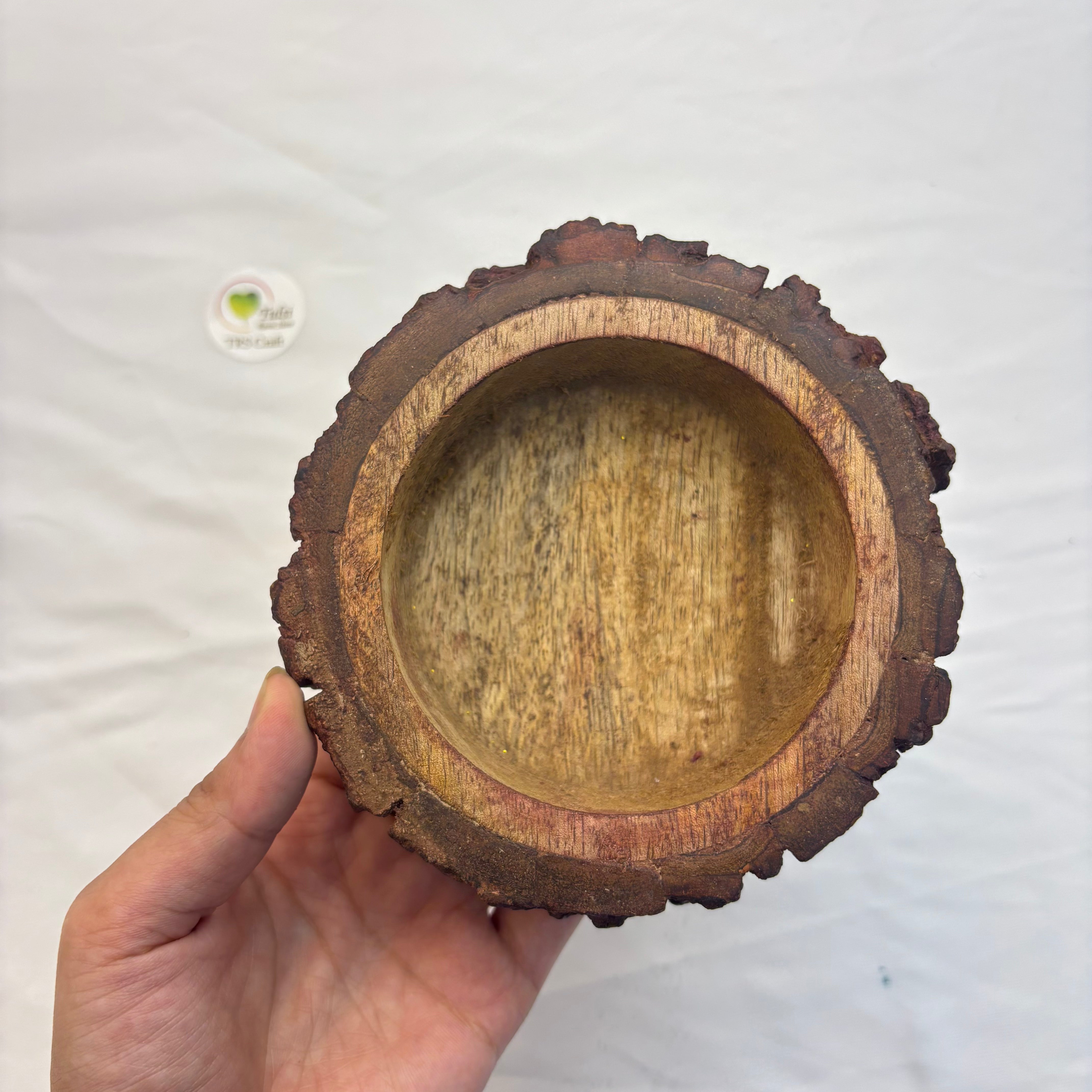 Buckle Tray Wooden Candle Bowl