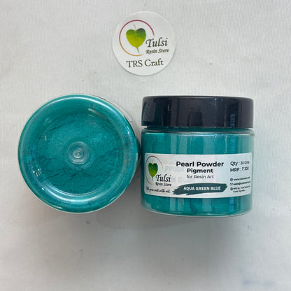 Aqua Green Blue Pearl Pigment