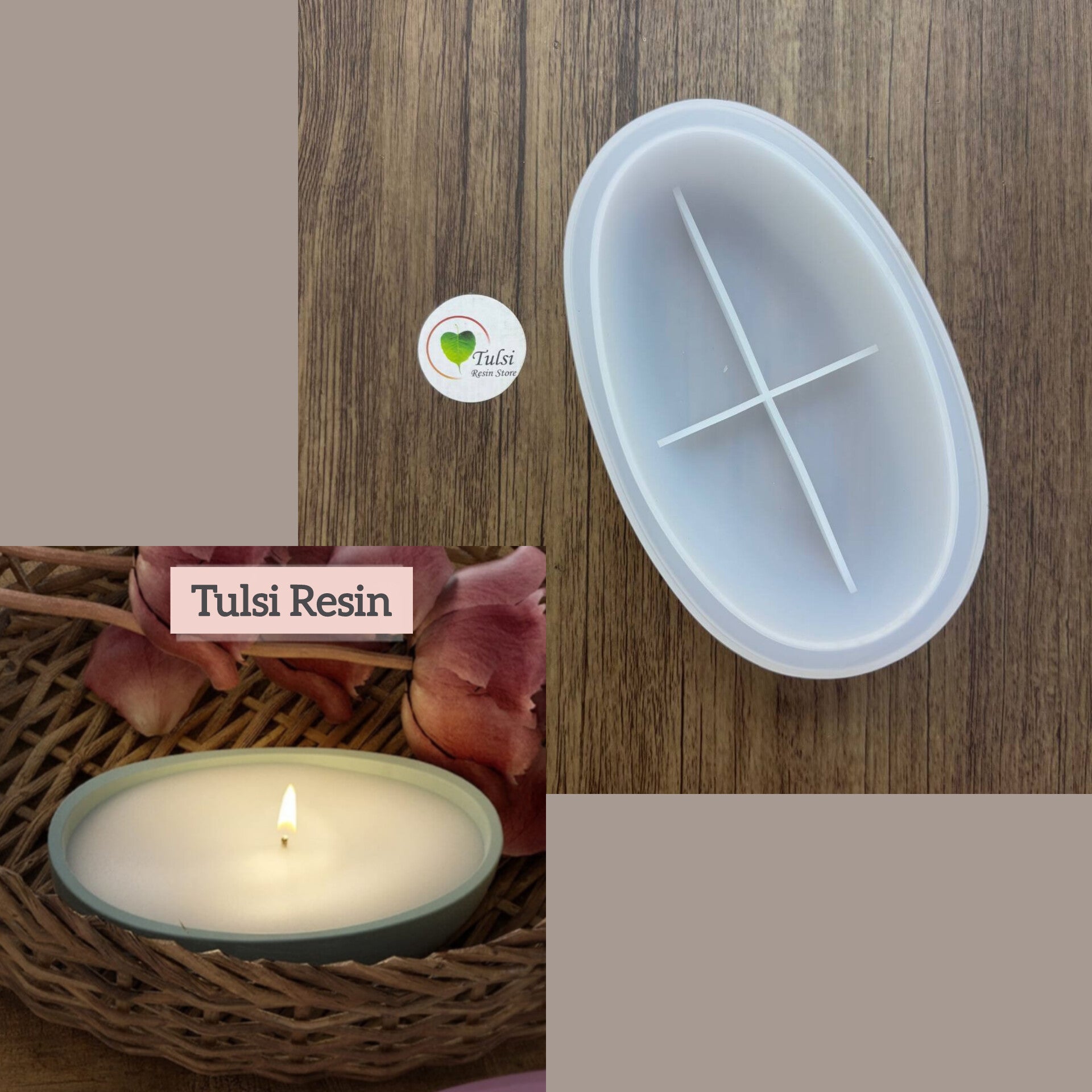 Boat Candle Holder Mould (B) - Small