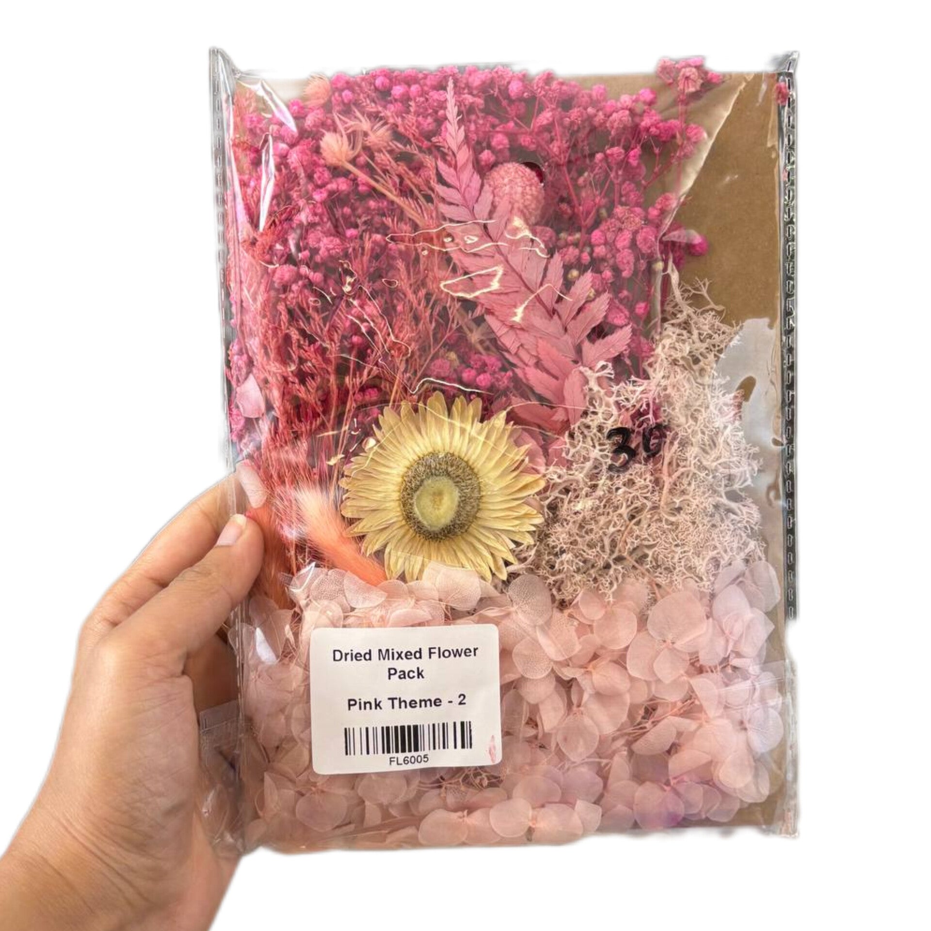 Mix Dry Flower Sheet - A4 Tulsi Resin Store