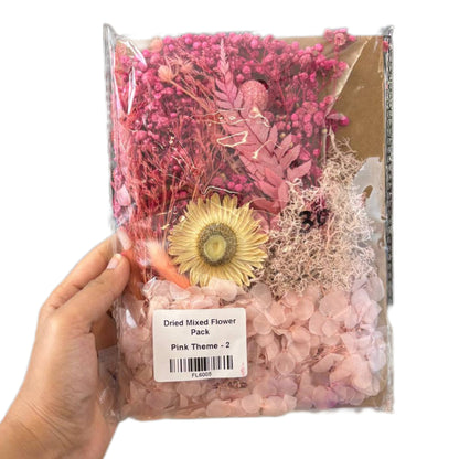 Mix Dry Flower Sheet - A4 Tulsi Resin Store