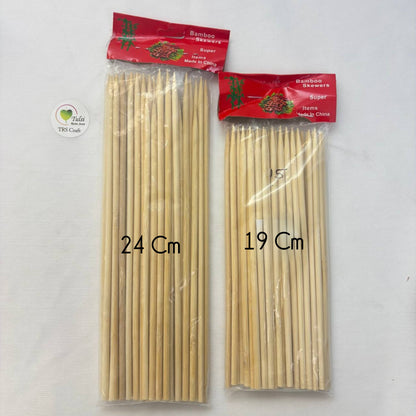 Wooden Bamboo Stick - 7.5"