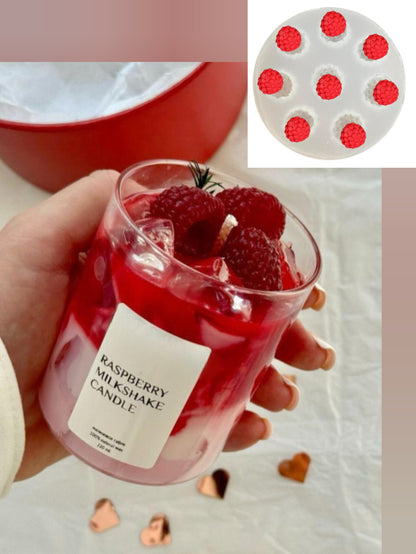 Raspberry Candle Mould - 8 Cavity (HM) Tulsi Resin Store