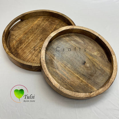 Mango Wooden Round Tray