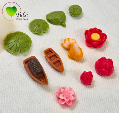 Lotus Pond Miniature Mould (B) - 11 Cavity (HM) Tulsi Resin Store