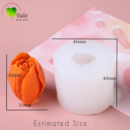 Flower Mould (A17) - Tulip Bud Tulsi Resin Store