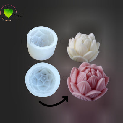 Flower Mould (A16) - Lotus Sculpture Tulsi Resin Store