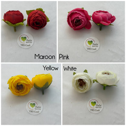 Peony Artificial Flower (5 Pcs) - - Tulsi Resin Store