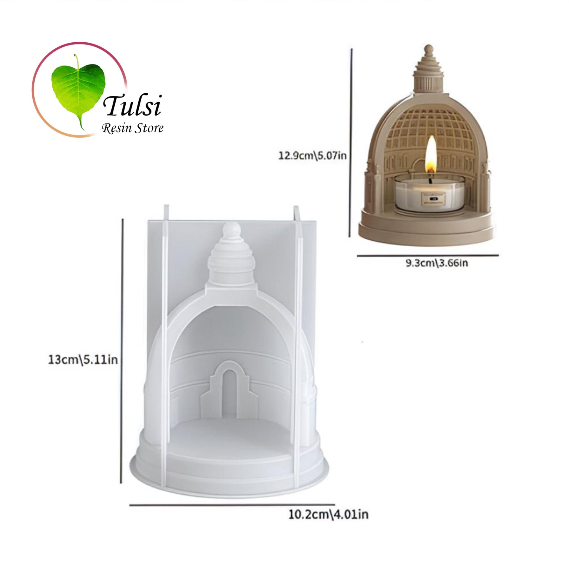 Holy Mosque/ Castle T-Light Holder Mould (B)