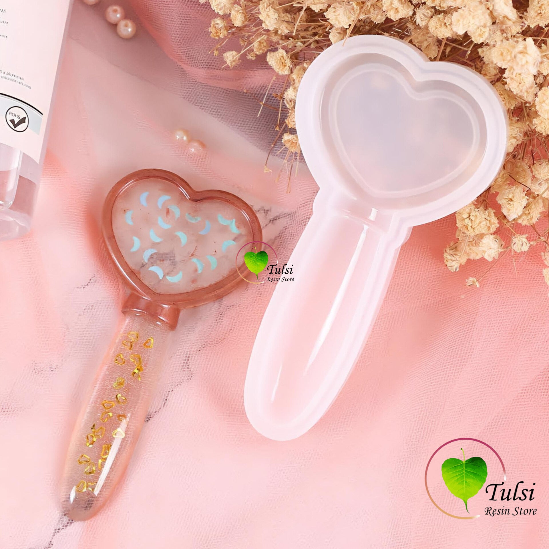 Heart Mirror & Magic Wand Mould