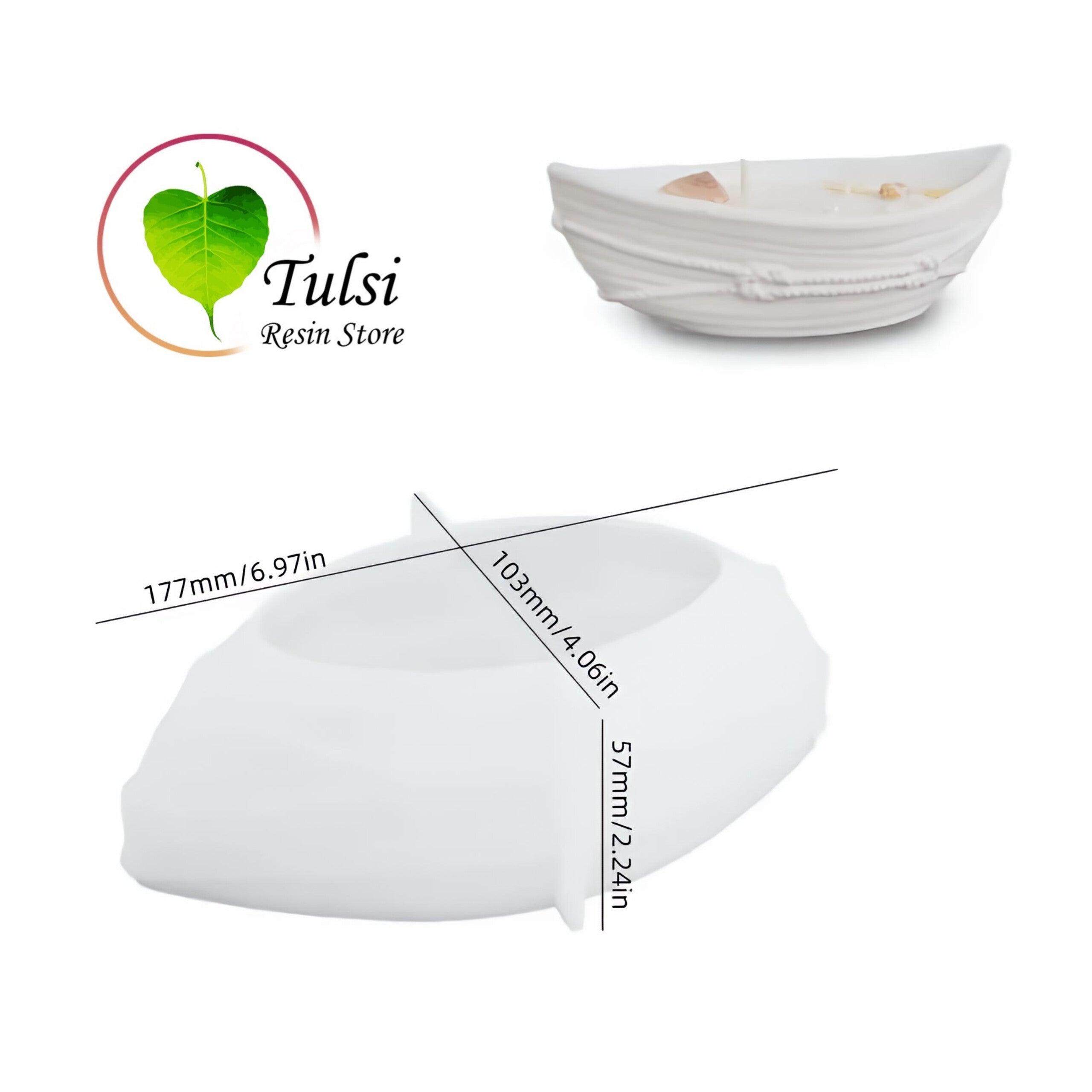 Boat Candle Holder Mould (D)