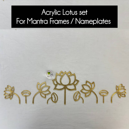 Acrylic Lotus Set Tulsi Resin Store