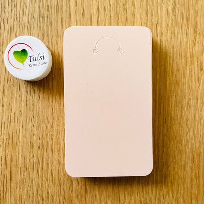 Keychain Cards - Peach Pink Tulsi Resin Store