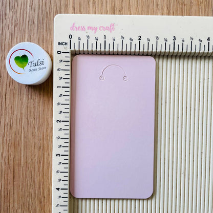 Keychain Cards - Peach Pink Tulsi Resin Store