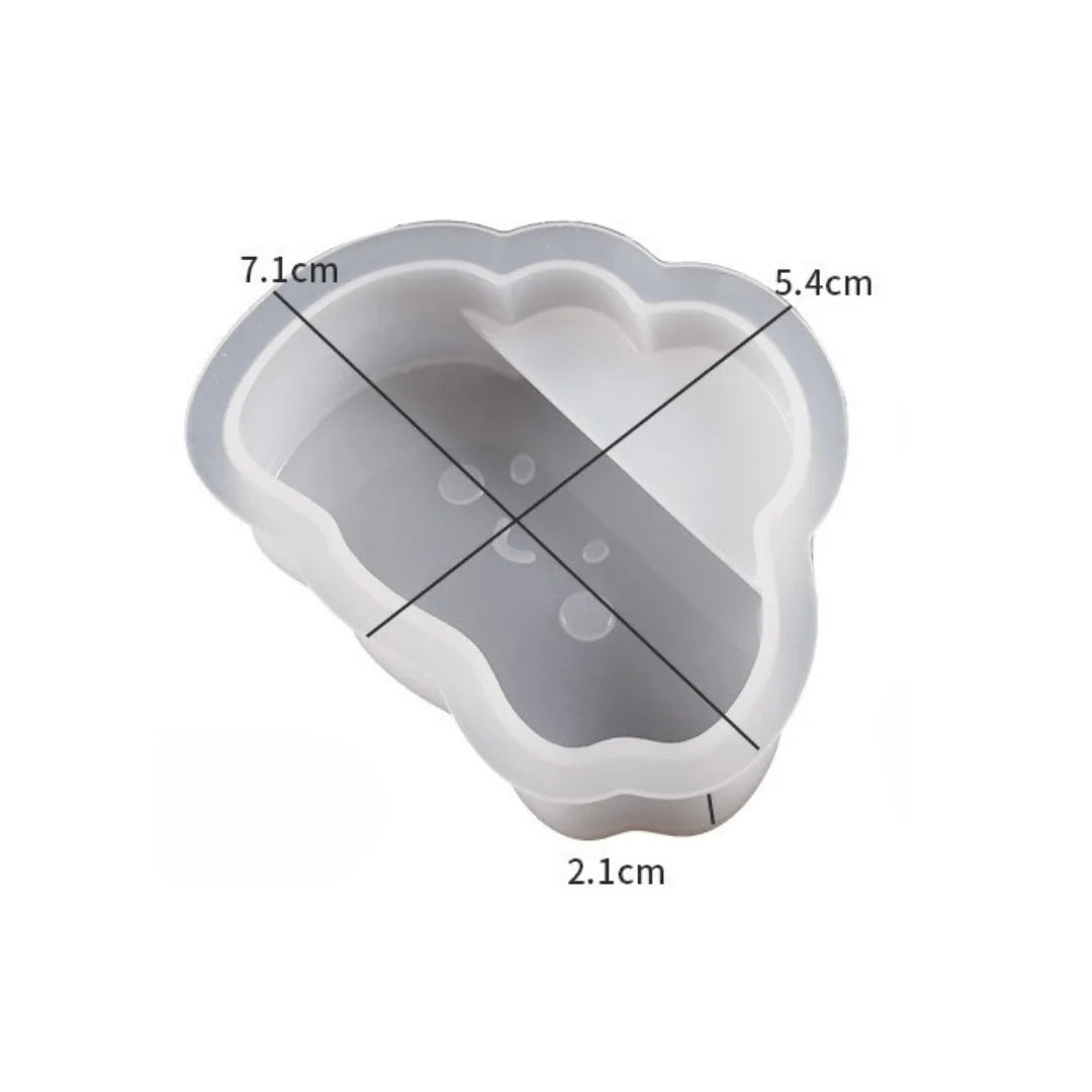 Card Holder Mould (D) - Smilie Cloud