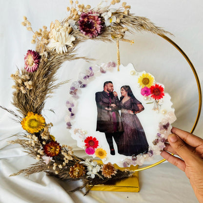 DIY Hanging Hoop Calender Frame Kit Tulsi Resin Store