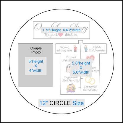 Custom Transparent Insert Sheet - Love Story