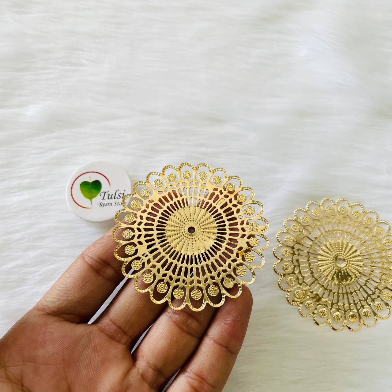 Metal Cutout F (2 pc) Tulsi Resin Store