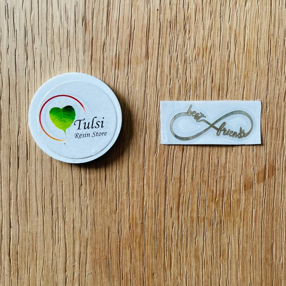 Metal Sticker - Infinity Symbol Tulsi Resin Store